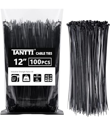 Amazon.com: Zip Ties 8 inch (100 Pack), 40lbs Tensile Strength